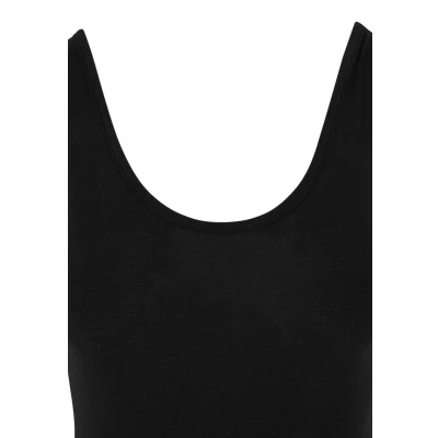 Image of Urban Classics Women&#039;s Ladies Organic Stretch Jersey Jumpsuit, black, L