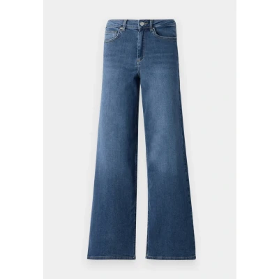 Image of ONLY Women&#039;s Onlmadison Blush Hw Wide DNM Tai853 Noos, Special Blue Grey Denim, M / 34L,