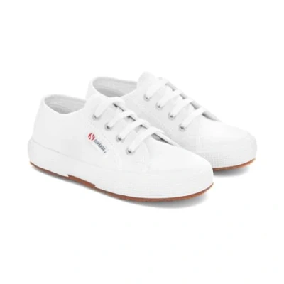 Image of Superga 2750 Classic Unisex Trainers for kids, Size: 9.5K, White Textile