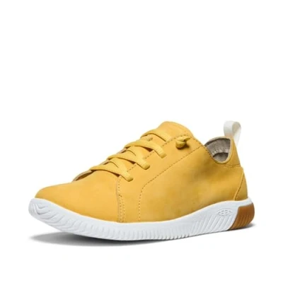 Image of Keen KNX LACE Youth Unisex Hiking shoes for kids, Size: 6, Yellow Suede