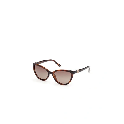 Image of Guess Sunglasses, Women&#039;s, Size: One Size, Dark avana brown