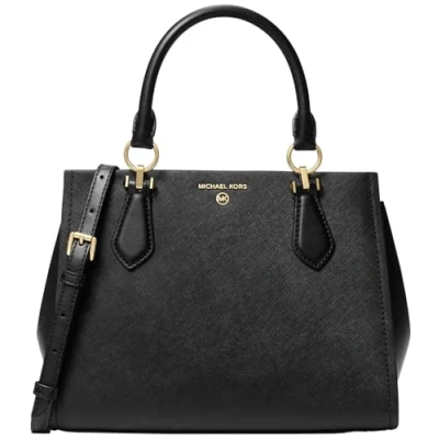 Image of Michael Kors Marilyn Satchel Handbag, Women&#039;s, Size: One Size, Black