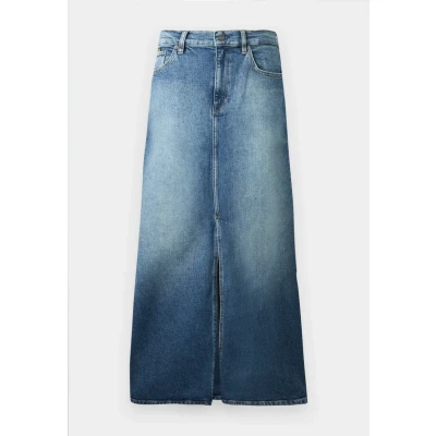 Image of G STAR Viktoria LONG Denim skirt, Women&#039;s, Size: 29, Faded sakarya