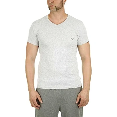 Image of Emporio Armani Undershirt, Men&#039;s, Size: Small, Grigio melange