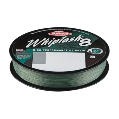 Image of Berkley Whiplash 8 Braided line Green 150m 0.06mm (10.7kg) fishing