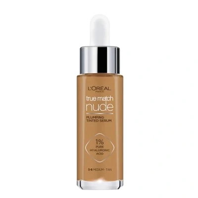 Image of L&#039;Oréal Paris True Match Nude Plumping Tinted Serum (Various Shades) 5 6 Medium Tan