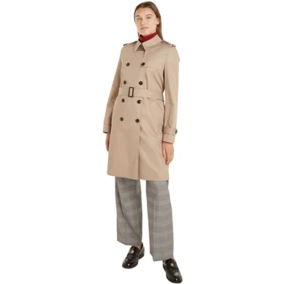 Image of Tommy Hilfiger SLIM FIT Trenchcoat, Women&#039;s, Size: 18, Beige