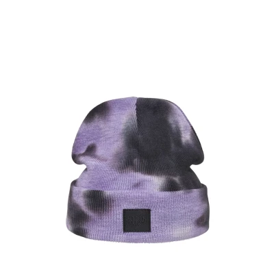 Image of Urban Classics TIE DYE Unisex Beanie, Men&#039;s, Size: One Size, Ultraviolet/darkgrey