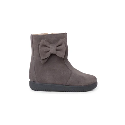Image of Pisamonas LAZO Lateral Grande Baby shoes for kids, Size: 4.5K/5K, Gris Leather