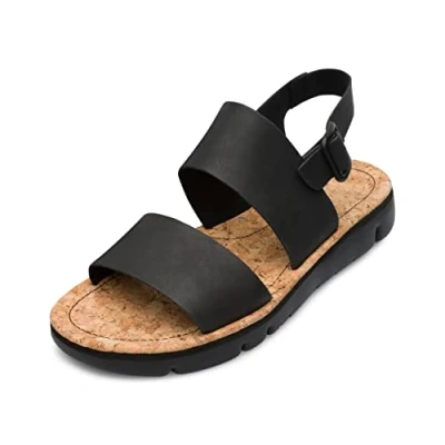 Image of Camper Women&#039;s Oruga K201038 Sandals, Black 001, 8 UK