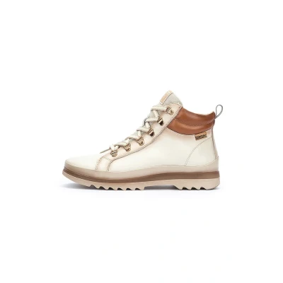 Image of Pikolinos Vigo Leather Sneakers for Women, Cream C1, 37 EU