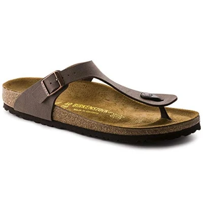 Image of Birkenstock Gizeh Tbar sandals, Size: 5.5, Mocca High quality imitation leather