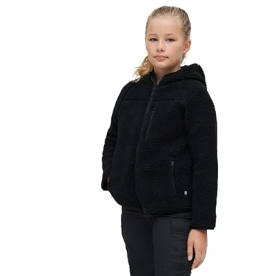 Image of Brandit Kinder KIDS Teddy Fleece jacket for kids, Size: 11 12y, Black