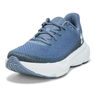 Image of Under Armour Infinite Road running shoes, Men&#039;s, Size: 8, Downpour gray/black/white Textile/synthetics