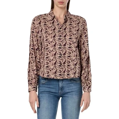 Image of Scotch &amp; Soda Buttondown blouse rosa/multicolour, Women&#039;s, Size: 10, Rosa/multi colour