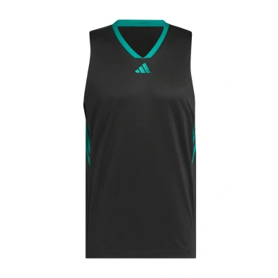 Image of adidas Performance 3STRIPES TANK Top, Men&#039;s, Size: XS, Black pure teal