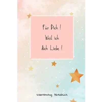 Image of FÜR DICH! WEIL ICH DICH LIEBE!: A5 Notizbuch LINIERT LIEBLINGSMENSCH GESCHENKE PÄRCHEN FREUNDIN FREUNDSCHAFT FREUNDINNENBUCH VALENTINSTAG GESCHENKIDEE PÄRCHENBUCH