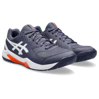 Image of Asics Geldedicate 8 Multicourt tennis shoes, Men&#039;s, Size: 9.5, Indigo fog/white shoes