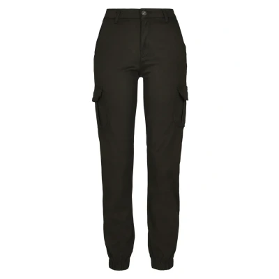 Image of Urban Classics Cargo trousers, Women&#039;s, Size: 26, Black