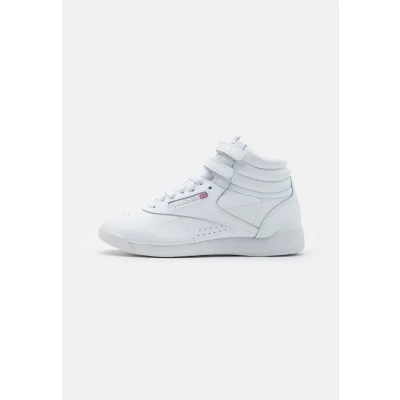 Image of Reebok Classic Hightop trainers, Women&#039;s, Size: 7, Intenseense white/silver leather and imitation