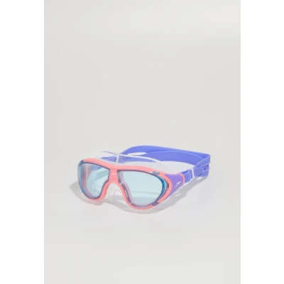 Image of Speedo Junior Biofuse 2.0 MASK Unisex Goggles for kids, Size: One Size, Pink lemonade/steel