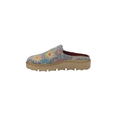 Image of Josef Seibel Carmaux.01 Women&#039;s Slippers, Width G (Normal), Interchangeable Footbed, Grey Multi, 39 EU