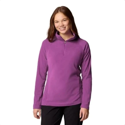 Image of Columbia GLACIAL 1/2 ZIP Fleece jumper, Women&#039;s, Size: XS, Razzle