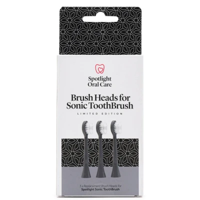 Image of Spotlight Oral Care Sonic Head Replacements Graphite Grey