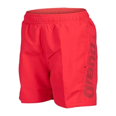Image of Arena Boy&#039;s Fundamentals Logo Jr Boxer R Board Shorts