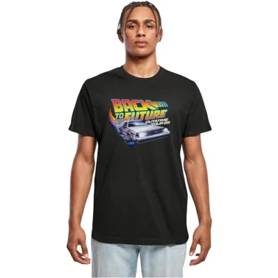 Image of Merchcode Outatime 85 TEE Print Tshirt, Men&#039;s, Size: 4XL, Black