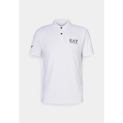 Image of EA7 Emporio Armani Multi Sport Polo shirt, Men&#039;s, Size: Medium, White