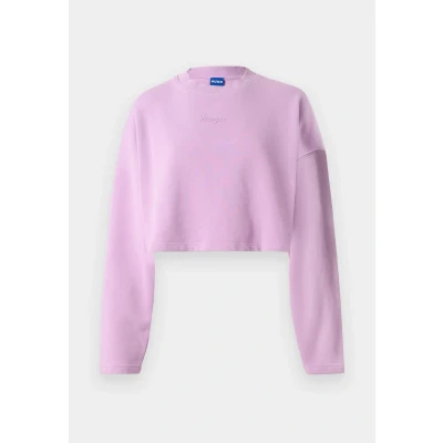 Image of HUGO Derissa Sweatshirt, Women&#039;s, Size: XS, Pastel pink
