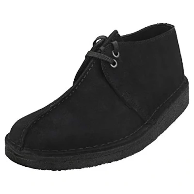 Image of Clarks Originals Desert TREK Casual laceups, Men&#039;s, Size: 11, Black Suede