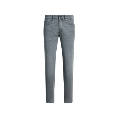 Image of BOSS RE Maine BO Straight leg jeans, Men&#039;s, Size: 36x32, Grey seven