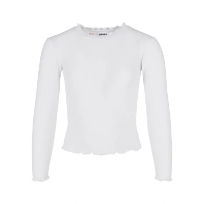 Image of Urban Classics Longsleeve Jumper for kids, Size: 7 8y, White