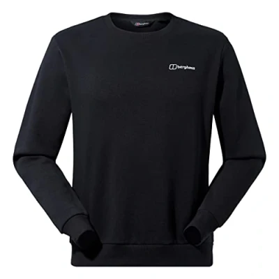 Image of Berghaus Men&#039;s Logo Sweatshirt Crew Neck Jumper Added Warmth Extra Comfortable (pack of 1)