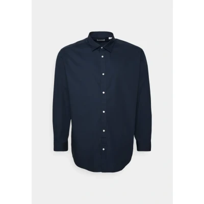Image of Jack &amp; Jones Jjjoe Plain Shirt, Men&#039;s, Size: 4XL, Navy blazer