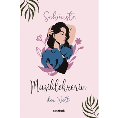 Image of Geschenk für die Beste Musiklehrerin: A5 Notizbuch als eine Musiklehrerin /punktiert Geschenke zum GeburtstagGeburtstagsgeschenk Kollegin