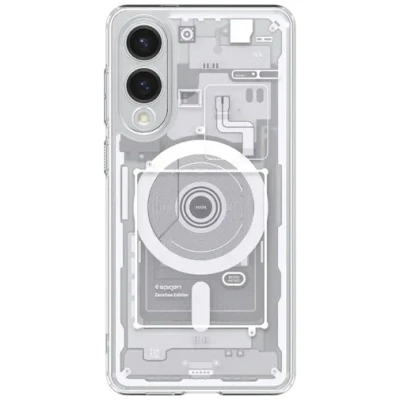 Image of Spigen Ultra Hybrid MagFit Zero One TPU Back Cover White Samsung Galaxy S25 Edge