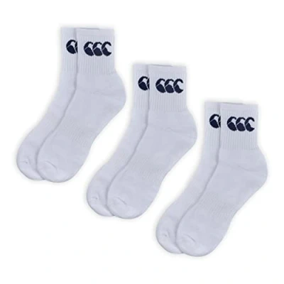 Image of Canterbury Unisex Crew 3 Pack Socks