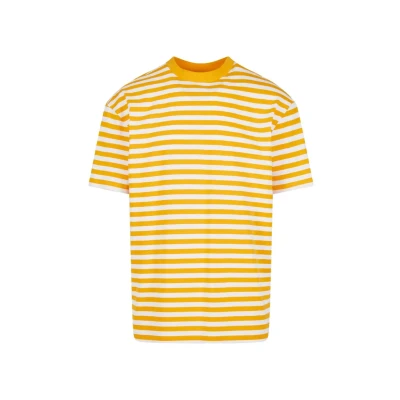 Image of Urban Classics Regular Stripe Print Tshirt, Men&#039;s, Size: XXL, White magicmango