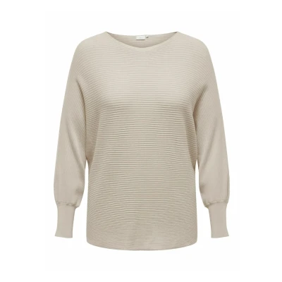 Image of ONLY Carmakoma Women&#039;s Carnew Adaline L/S KNT Knitted Jumper, Pumice Stone, 50 52 Große Größen