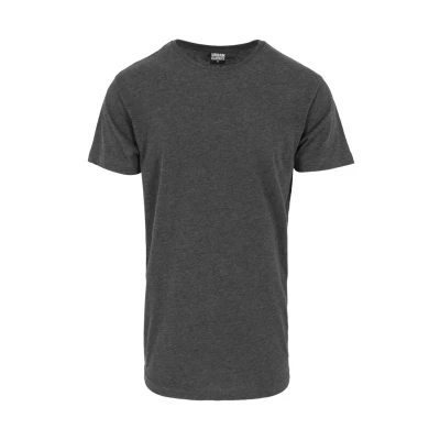 Image of Urban Classics Shaped LONG DO NOT USE Basic Tshirt, Men&#039;s, Size: Small, Charcoal