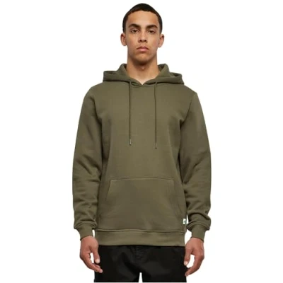 Image of Urban Classics Men&#039;s Organic Basic Hoody Hooded Sweatshirt, Olive, XXL