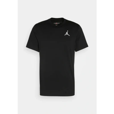 Image of NIKE Men&#039;s M J Jumpman Emb Ss Crew T Shirt, Black/White, XL