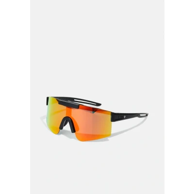 Image of CHPO Unisex Sunglasses, Size: One Size, Black/red mirror