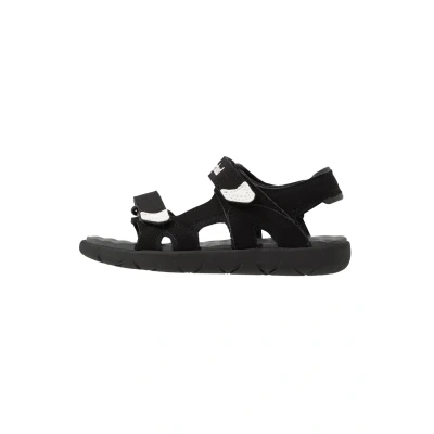Image of Timberland Perkins ROW 2STRAP Sandals for kids, Size: 11, Black Imitation leather/ textile