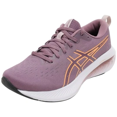 Image of Asics Gelexcite 10 Neutral running shoes, Women&#039;s, Size: 4.5, Dusty mauve/faded orange Textile/synthetics