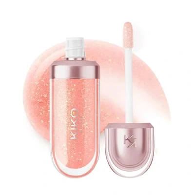 Image of KIKO Milano Exclusive 3D Hydra Lip Oil 6.5ml (Various Shades) 02 Atomic Peach