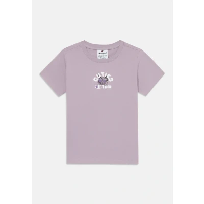 Image of Champion Graphic CREW NECK Print Tshirt for kids, Size: 5 6y, Mauve
